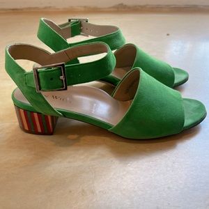 Ron White green sandals size 38